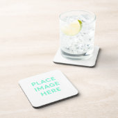 懸命プラスチックのコースター（コルクバック付） コースター (右側)