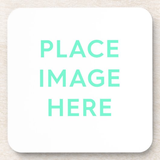 懸命プラスチックのコースター（コルクバック付） コースター (正面)