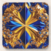 懸命プラスチックコースターとスウェーデン色 コースター (正面)