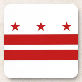 懸命プラスチックコースターとワシントンDCの国旗 コースター