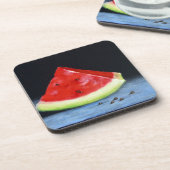 懸命プラスチックコースタースイカ コースター (左側)