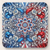 懸命プラスチックコースターフランスの(カラー) コースター (正面)