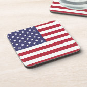 懸命プラスチックコースター(米国国旗) コースター (左側)
