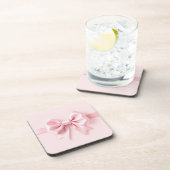 懸命プラスチックコースターwピンクボウ コースター (右側)