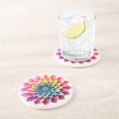 懸命プラスチックフローラデザイン コースター (側面)