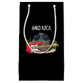 懸命ロおもしろいック地質音楽プンダークBG スモールペーパーバッグ (正面)