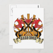 懸命ロックギター ポストカード (正面/裏面)