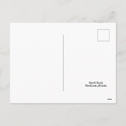 懸命ロックスタジアム,マイアミフロリダ シーズンポストカード (裏面)