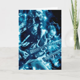 懸命ロックヘビーメタルバンド誕生日カード カード