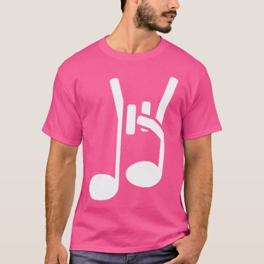 懸命ロックヘビーメタルパンクロッカー Tシャツ (正面)