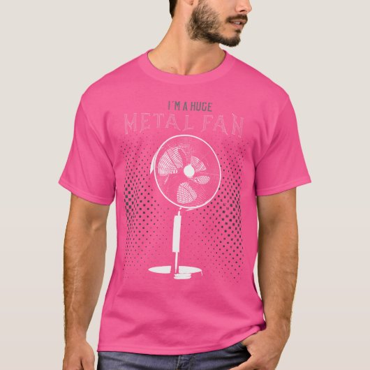 懸命ロックヘビーメタルファン Tシャツ (正面)