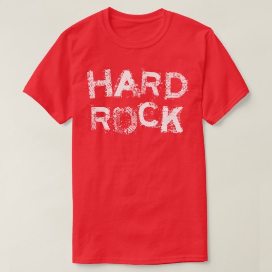 懸命ロック音楽 Tシャツ (デザイン正面)
