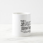 懸命ワーカー:仕事を取得するコーヒーマグ コーヒーマグカップ (中央)