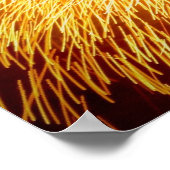 懸命ワークやる気を起こさせるポスタープリント ポスター (角)