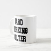 懸命ワークキルター コーヒーマグカップ (正面左)