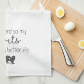 懸命ワークフェレット キッチンタオル (四つ折り)