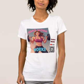 懸命ワーク – - – メス版 Tシャツ