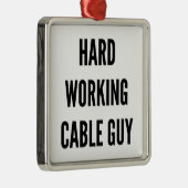懸命作業ケーブルガイ メタルオーナメント (右)
