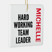 懸命作業チームリーダーカスタム セラミックオーナメント (右)