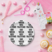 懸命作業ナース行者 ペーパープレート (パーティー)