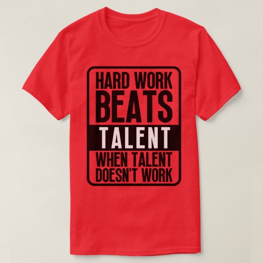 懸命作業ビートタレントが作業しない場合Har Tシャツ (デザイン正面)