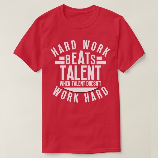 懸命作業ビートタレントが作業しない場合Har Tシャツ (デザイン正面)