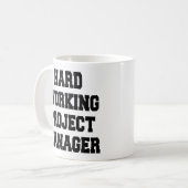 懸命作業プロジェクトマネージャ コーヒーマグカップ (正面左)