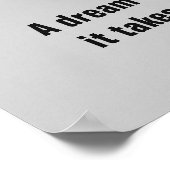 懸命作業ボディビルフィットネス やる気を起こさせる ポスター (角)