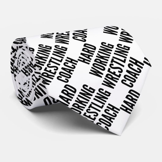 懸命作業レスリングコーチ ネクタイ (ロール)