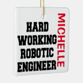懸命作業ロボット工学カスタム者 セラミックオーナメント (右)