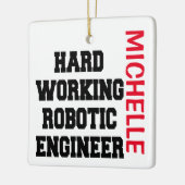 懸命作業ロボット工学カスタム者 セラミックオーナメント (左)