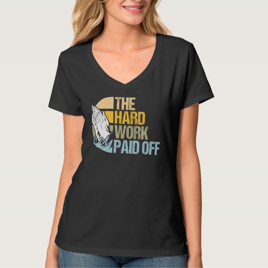 懸命作業報酬祈りの言葉回答ミーム1 Tシャツ (正面)