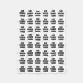 懸命作業業者 フリースブランケット (正面)