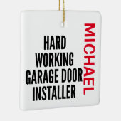 懸命作業用ガレージドアインストーラカスタム セラミックオーナメント (右)