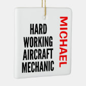懸命作業用航空機整備士 セラミックオーナメント (右)