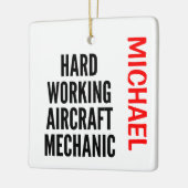 懸命作業用航空機整備士 セラミックオーナメント (左)