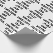 懸命作業矯正官 ラッピングペーパー (角)