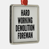 懸命作業解体職長 メタルオーナメント (右)