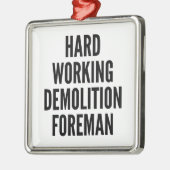 懸命作業解体職長 メタルオーナメント (左)