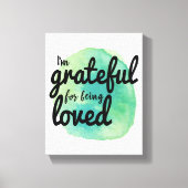 懸命前向き労働者にとって良い雰囲気 キャンバスプリント (正面)