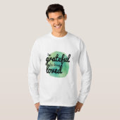 懸命前向き労働者にとって良い雰囲気 Tシャツ (正面フル)