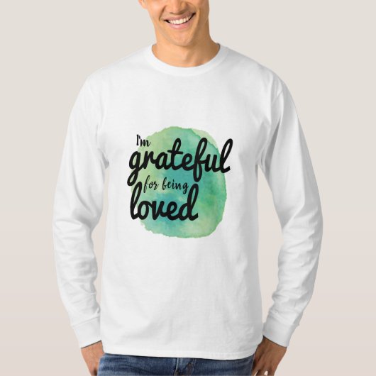 懸命前向き労働者にとって良い雰囲気 Tシャツ (正面)