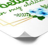 懸命前向き労働者の確認 ポスター (角)