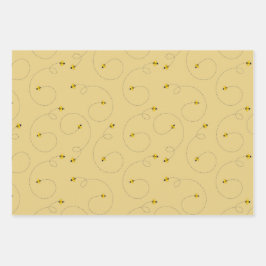 懸命加工ハニービーセット3 ラッピングペーパーシート