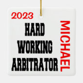 懸命労働仲裁人 セラミックオーナメント (裏面)