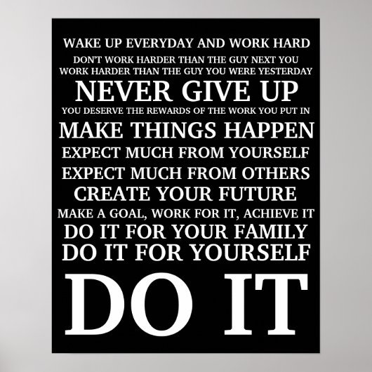 懸命労働宣言 ポスター (正面)