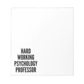 懸命労働心理学教授 ノートパッド (正面)