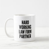 懸命労働法執行組合員 コーヒーマグカップ (左)