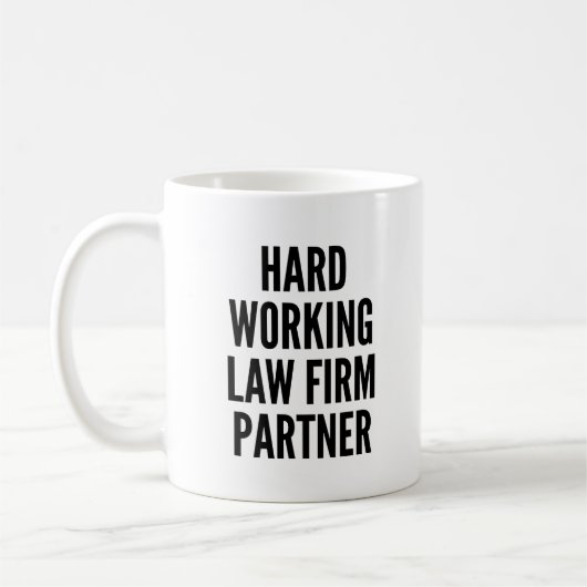 懸命労働法執行組合員 コーヒーマグカップ (左)