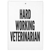 懸命労働獣医 クリップボード (裏面)